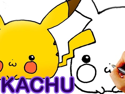 Very Easy! How to Draw Cute Chibi Pikachu Step by Step