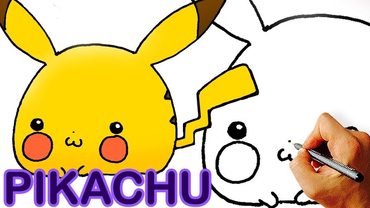 Very Easy! How to Draw Cute Chibi Pikachu Step by Step