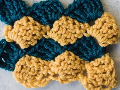 Vintage Crochet Shell Pattern AFC YT