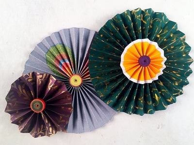 DIY Paper Crafts: How To Make Simple Paper Rosettes | Spring Flowers