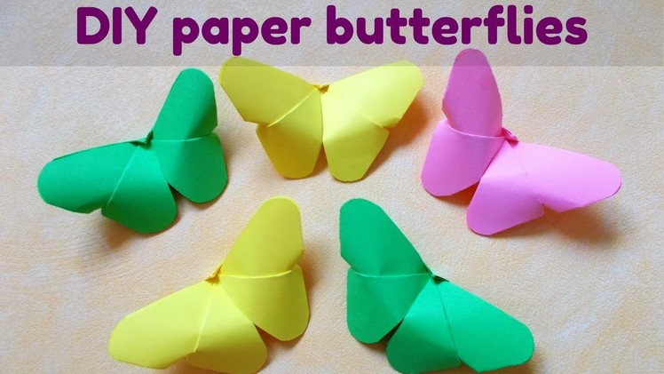 DIY Paper Crafts | Paper Butterfly | Very easy origami | Maison Zizou