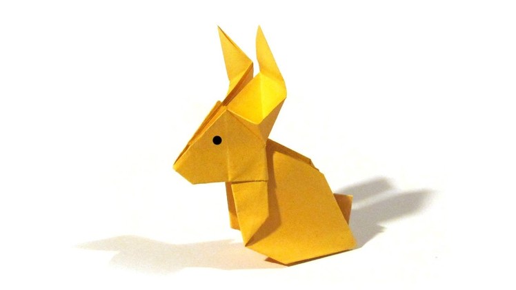 Easter Origami Rabbit - Tutorial - How to make an origami rabbit