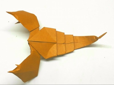 Easy Origami Tutorial - How to make an origami scorpion