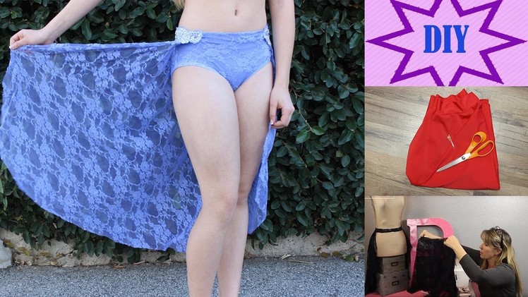 How To Create a Half Skirt From A Crossover Skirt