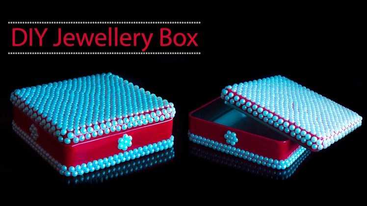 How to decorate box | DIY jewellery box | Best out of waste