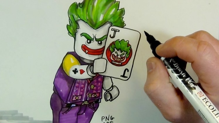 How to Draw LEGO JOKER#The LEGO Batman Movie#