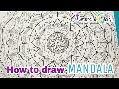 ???? How to draw Mandala step by step ???? Annarella Gioielli ???? Speed video 5x