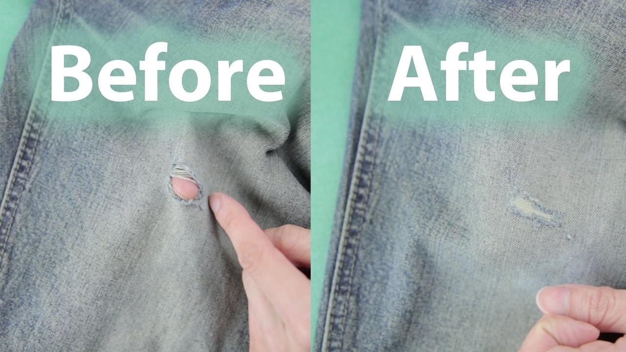 How to Fix a Hole in Your Jeans | BeatTheBush