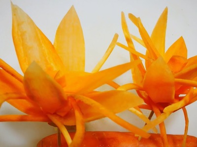 How to Mack Design Carrot Flower - Vegetable ornament
