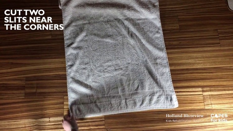How to Make a Cape from a Towel