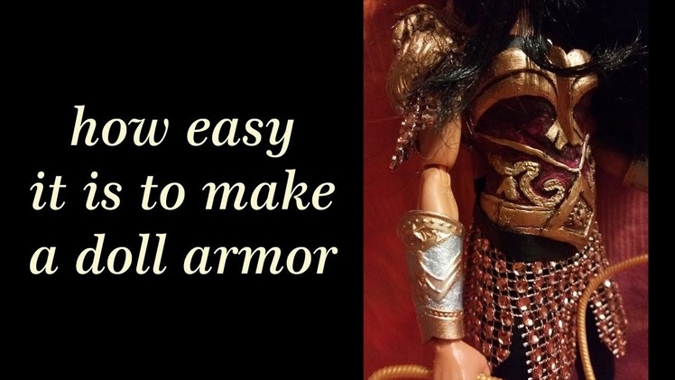 How to make a doll armor