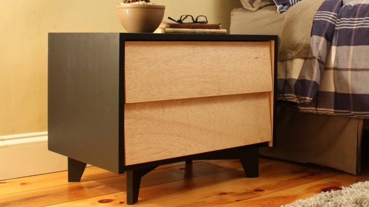 How to make a Mid-Century Modern Nightstand