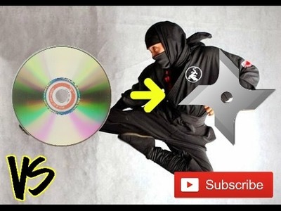 How to make a Ninja Star (Shuriken) with CDs !!!!