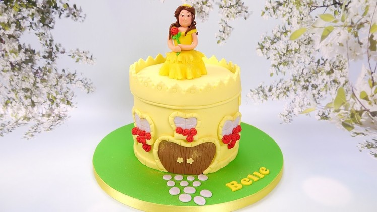 How To Make A Princess Belle And Castle Cake