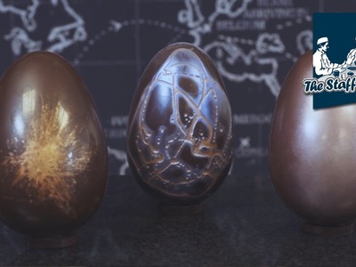 How to make and decorate chocolate Easter Eggs by Mark Tilling