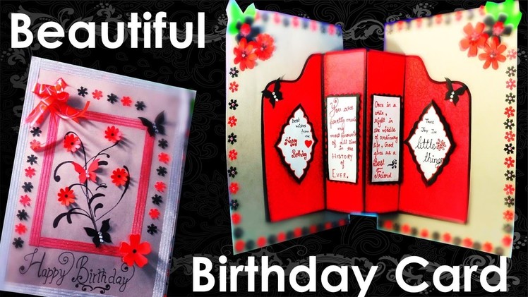 How to Make Giant Beautiful Birthday Card | Handmade Card