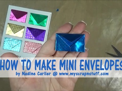 How To Make Mini Envelopes
