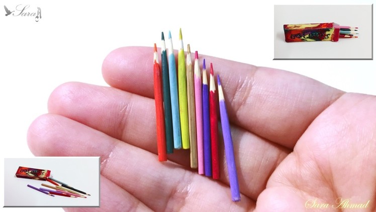How to make miniature colour Pencils