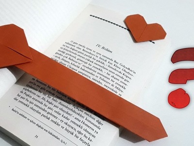 How to make Paper Heart Bookmark ?