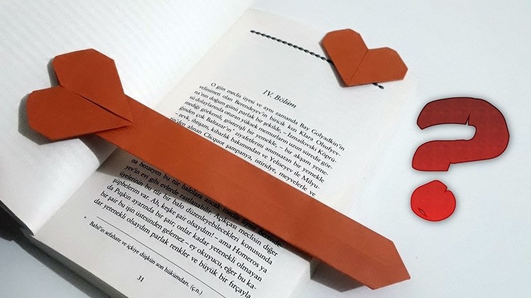 How to make Paper Heart Bookmark ?