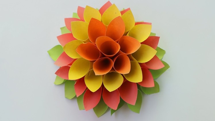 How to make paper origami flowers | Paper flowers for beginners