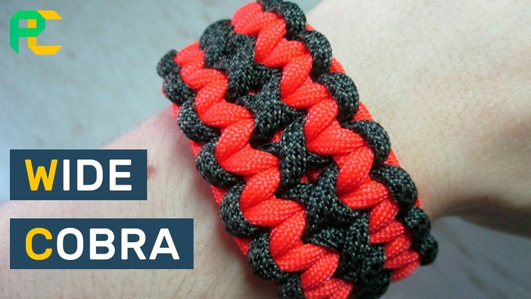 How to make the Double Wide Cobra Paracord Survival Bracelet