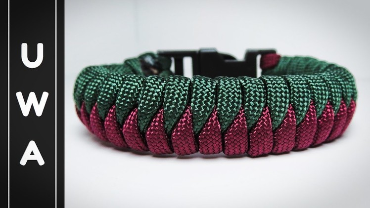 How to make The Snake Knot Viceroy Paracord Survival Bracelet With Buckle [Tutorial]