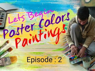 How to Make To poster color painting