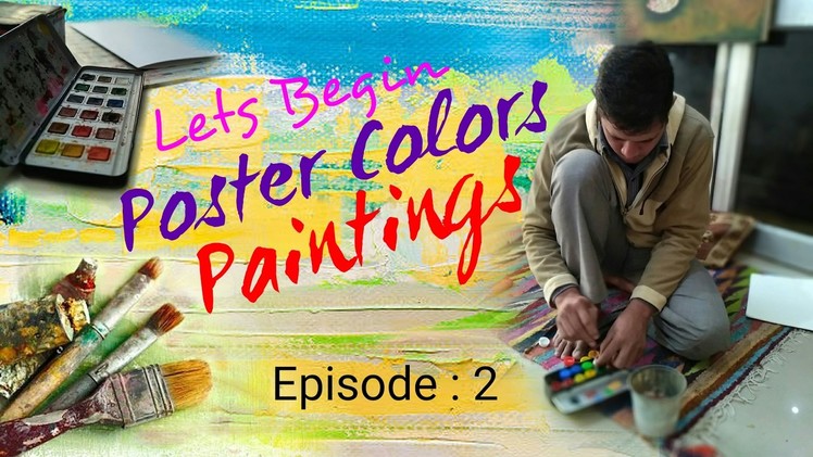 How to Make To poster color painting