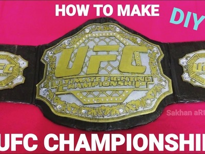 How To Make Ufc Championship belt