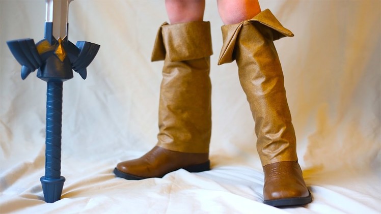 How To Make Young Link Boots! Zelda Ocarina Of Time Costume!