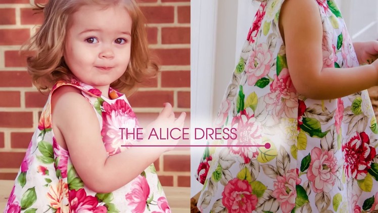 How to sew The Alice 1.5 - An a-line reversible dress sew along tutorial
