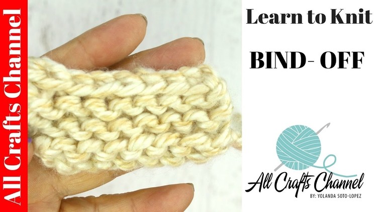 Learn to Knit Easy  knit Bind Off