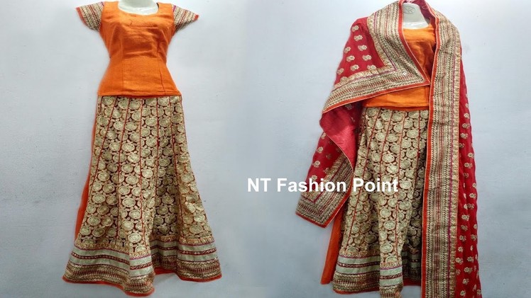 Learning how to make designs lehenga measurement, cutting & stitching (DIY-1) ▶▶ NT Fashion Point