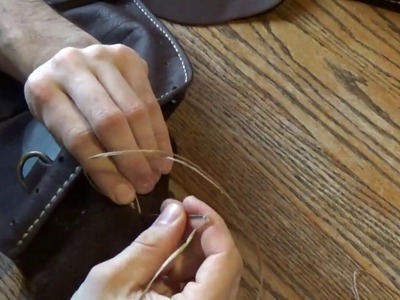 Leather Tutorial | How To Sew Hidden Seam Pockets