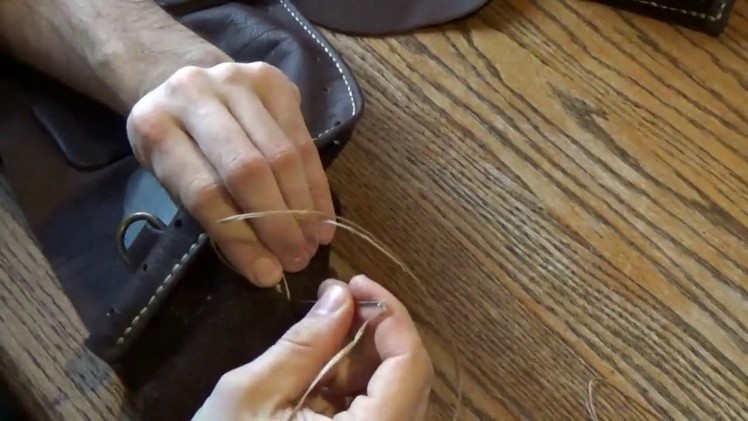 Leather Tutorial | How To Sew Hidden Seam Pockets