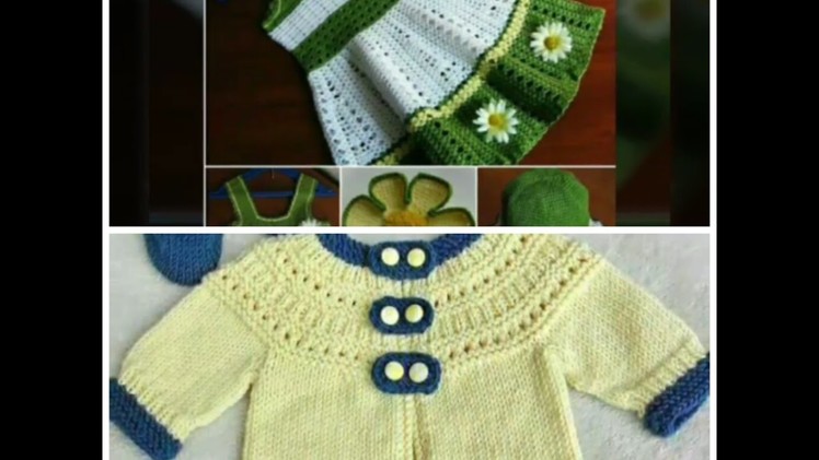 New Design in Hindi - Knitting Pattern | Handmade Woolen Sweater and frock for Children |