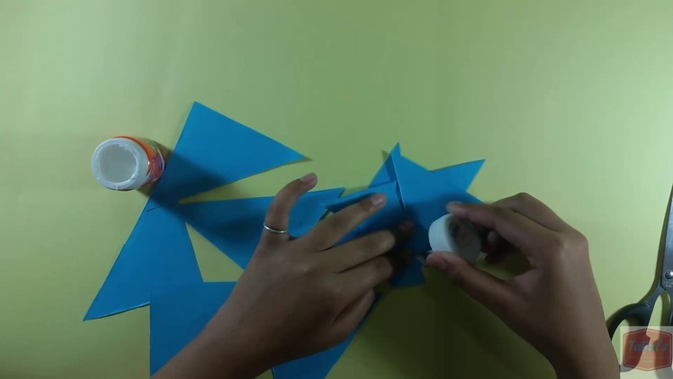 Origami flower - How to make origami flower easily - Origami flower tutorial step by step