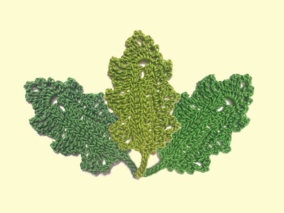 Stepbystep DIY | Crochet Chrysanthemum Leaf | For beginners – Episode 26