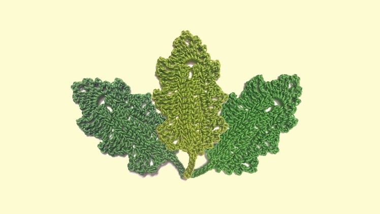 Stepbystep DIY | Crochet Chrysanthemum Leaf | For beginners – Episode 26