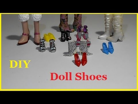 4 DIY | How to Make Doll Shoes!