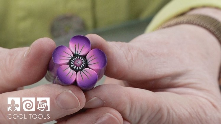 Cool Tools: Polymer Clay Flower Petal Cane by Debra DeWolff