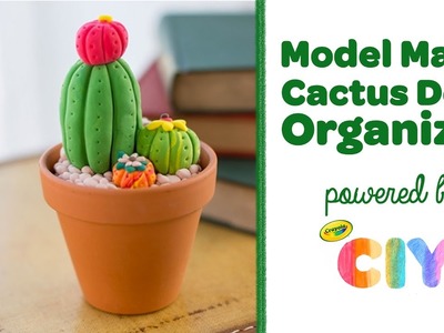 Crayola CIY: Create It Yourself -  Model Magic DIY Cactus Desk Organizer