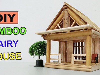 DIY Bamboo Sticks House #2 - Popsicle stick crafts