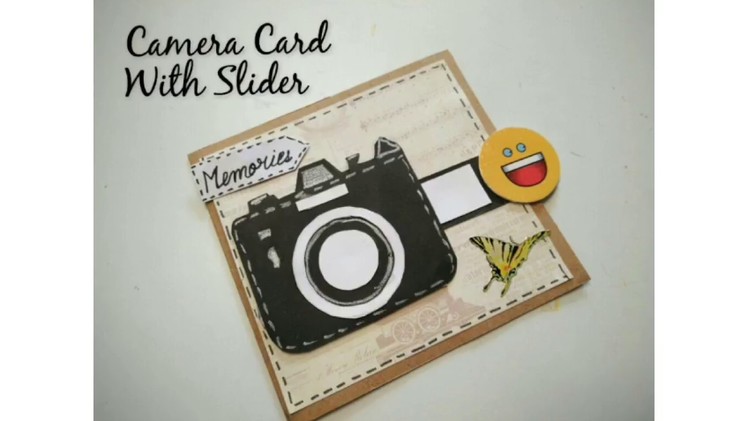 DIY Camera Card With Slider Photo Roll | How To | CraftLas