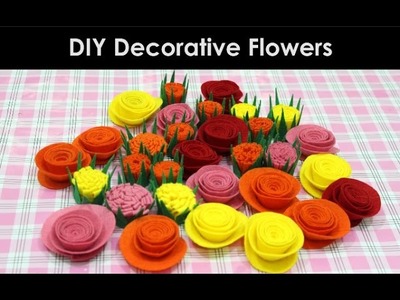 DIY Decorative Flowers: Home Decor