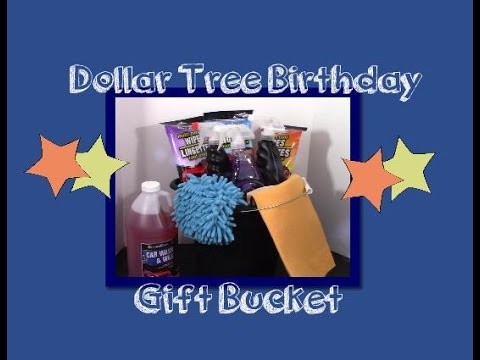 DIY Dollar Tree Gift Bucket. .