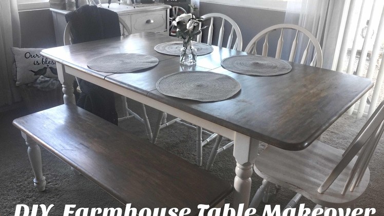 DIY Farmhouse Table Makeover