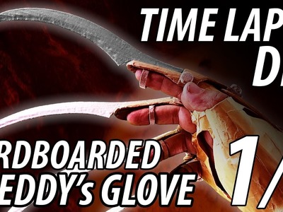DIY Freddy's Glove 1.2 "INSANE" build made from Cardboard Time Lapse