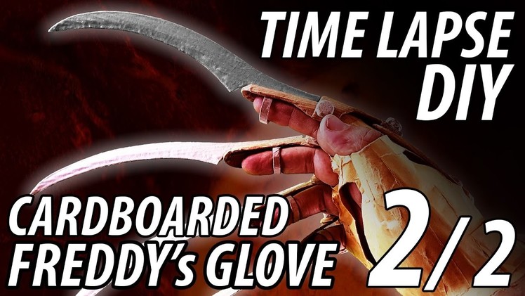 DIY Freddy's Glove 2.2 "UNREAL" build made from Cardboard Time Lapse